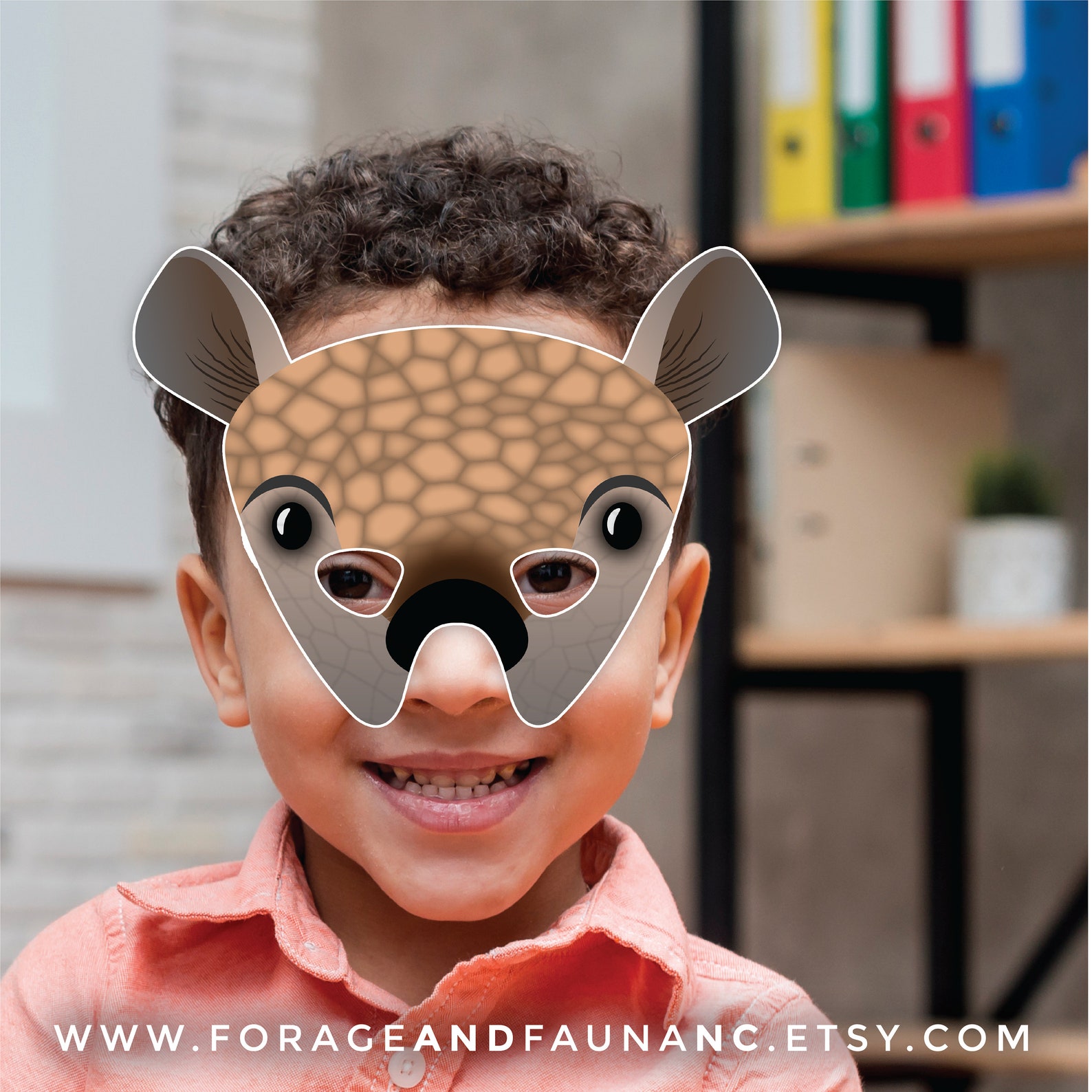 Armadillo Printable Animal Mask Tatu Turtle Rabbit Armored - Etsy.de