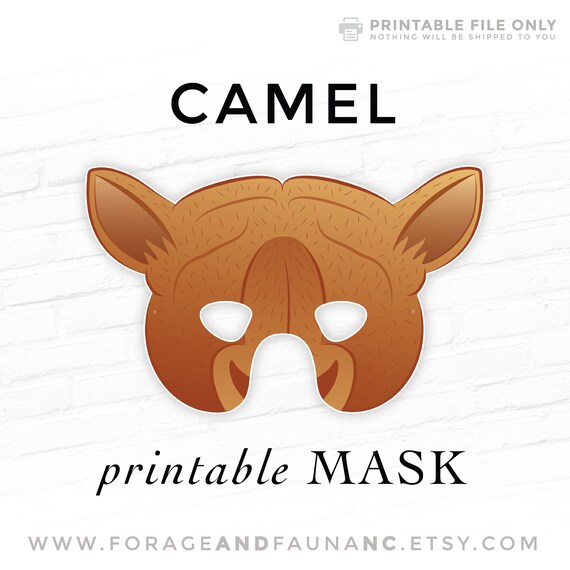 Camel Animal Face Mask Camel Animal Face Mask