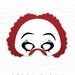 Halloween Mask Scary Clown Printable Mask Evil Clown | Etsy