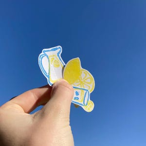 Linosnede stickers