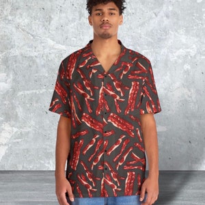 Bacon Hawaiian Shirt Etsy
