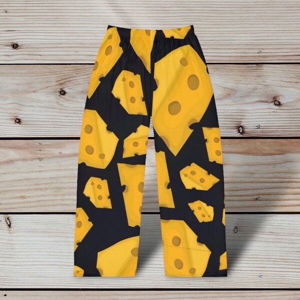 Cheese Theme Pajama Pants Etsy