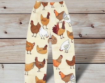 Chicken print pajama pants sale
