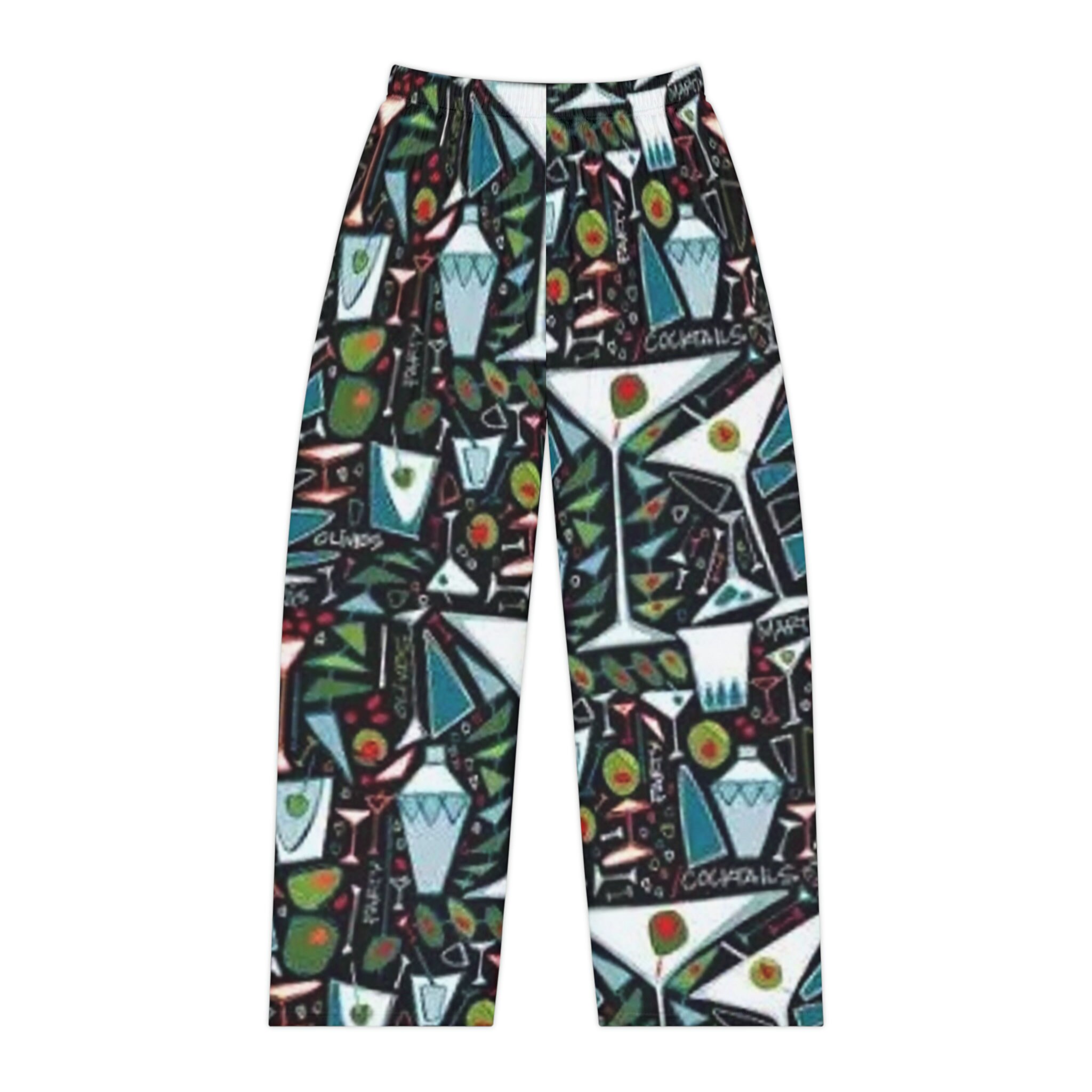 Ladies Martini Pj Pants, Martinis Pajama Pants, Party Novelty Lounge