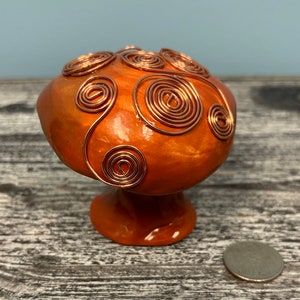 Whimsical Ceramic Mushroom, garden art, flower pot decor, cottage core mushroom, fairy garden decor