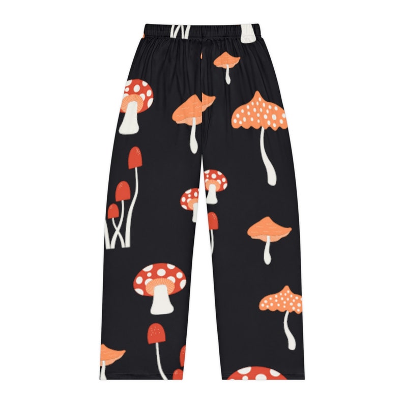Mushroom Aesthetic Pajama Pants Cottage Core Lounge Pants Etsy