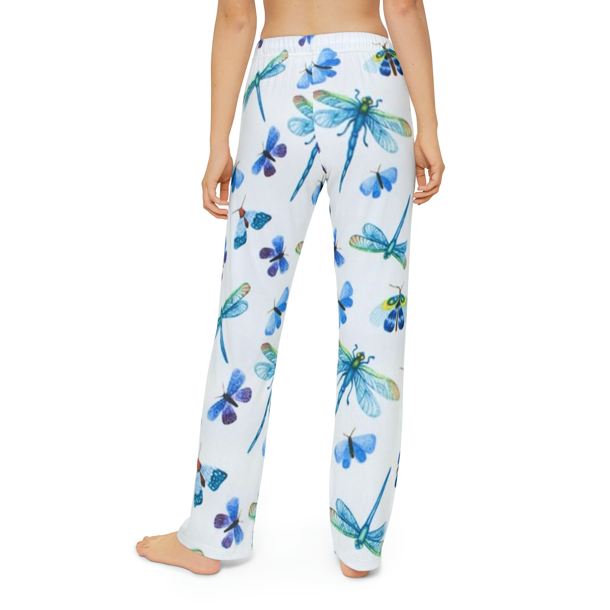 Kids Butterfly and Dragonfly Pajama Bottoms, Fashion Pajama Pants