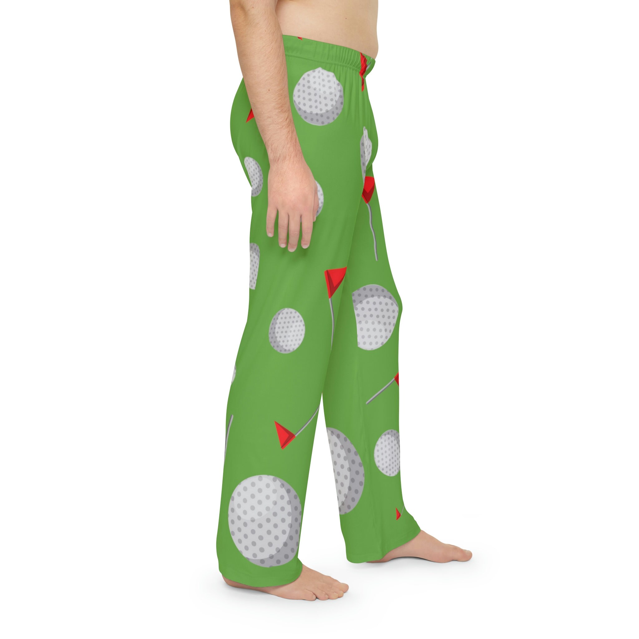 Men's Golf Themed Pajama Pants Novelty Pj Pants Golfer Etsy