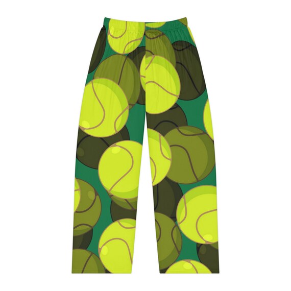 Ladies Tennis Balls Pj Bottoms Tennis Player Pajama Pants Summer