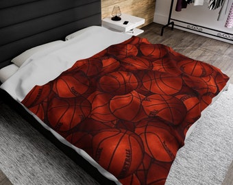 Plush Blanket basketballs, basketball players blanket, funny novelty blanket, home accessories, bedroom decor, 3 sizes