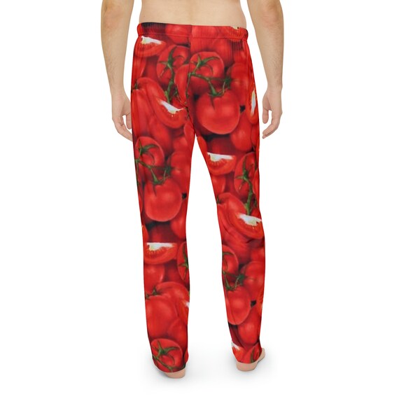 Mens Tomatoes Pajama Pants Mens Garden Pj Pants Novelty Lounge Bottoms Mens Funny Sleepwear Pj Bottoms Etsy Canada