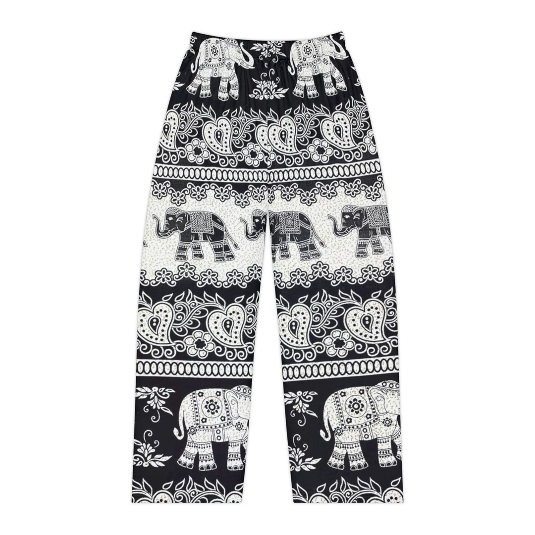 Ladies Elephants Pj Pants Elephant Pajama Pants Novelty Etsy