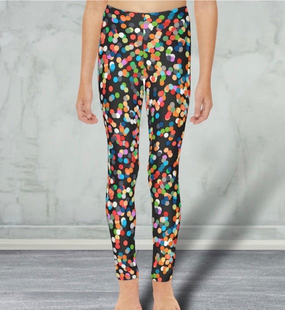 Girls colorful leggings best sale