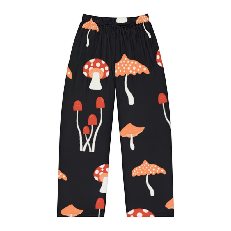 Mushroom Aesthetic Pajama Pants Cottage Core Lounge Pants Etsy