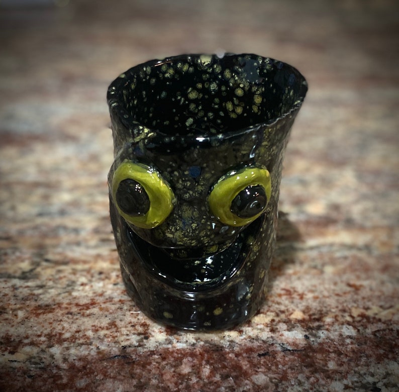 Ceramic Egg Separator, Funny Face, Ceramic Kitchenware, Clay Pottery