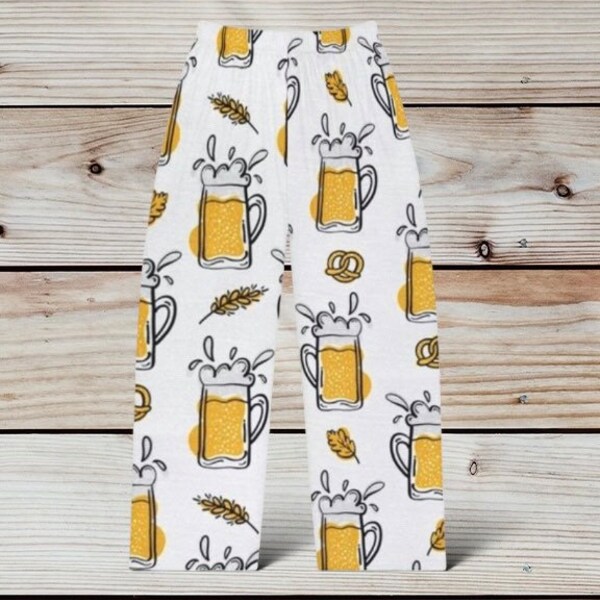 Beer Lounge Pants Mens Etsy
