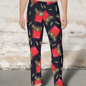 Mens Fun Pants Lounge Pajama Pants Boxers Adult Sleepwear, Staches Heather,  Size: Small - Walmart.com