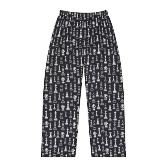 Ladies Chess Pawns Lounge Pants Pj Pants Chess Player Womens Funny Pajama Bottoms Gift for Her Funny Pajamas Etsy