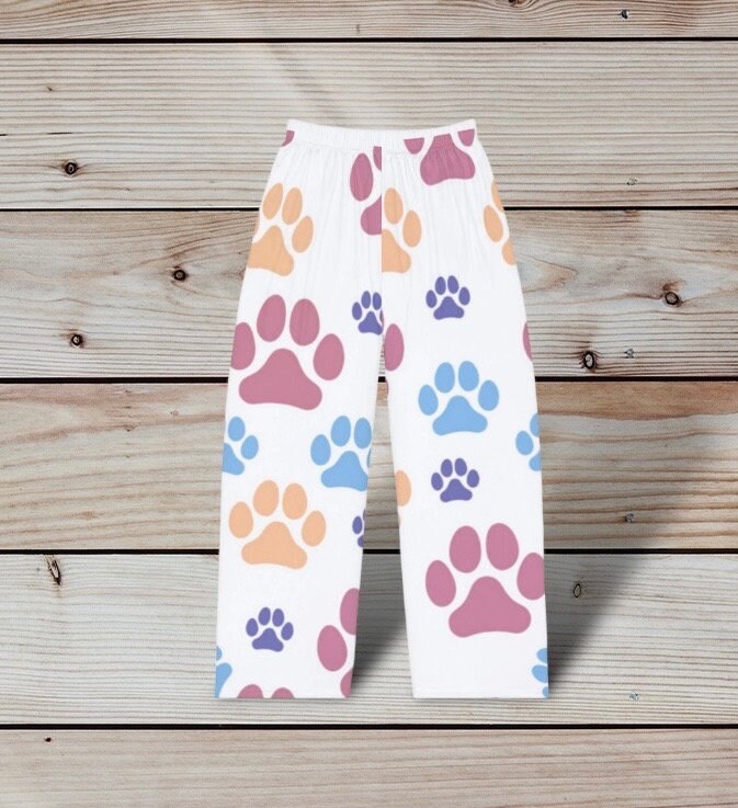 Dog Paw Women s Pajama Pants Dogs Paws Ladies Novelty Lounge