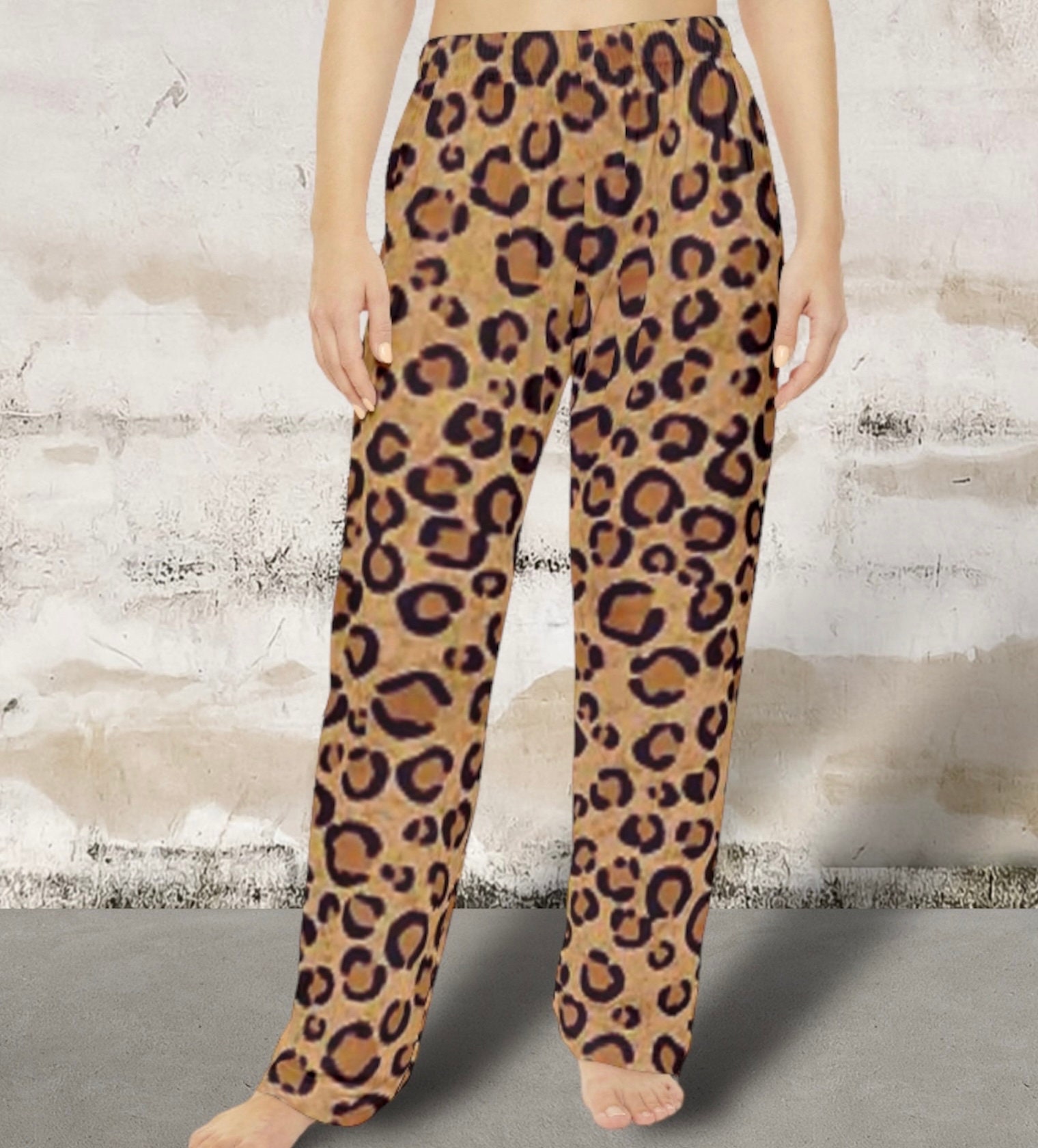 Animal Print Pyjama Pants  Laura