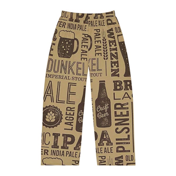 Beer Lounge Pants Mens Etsy