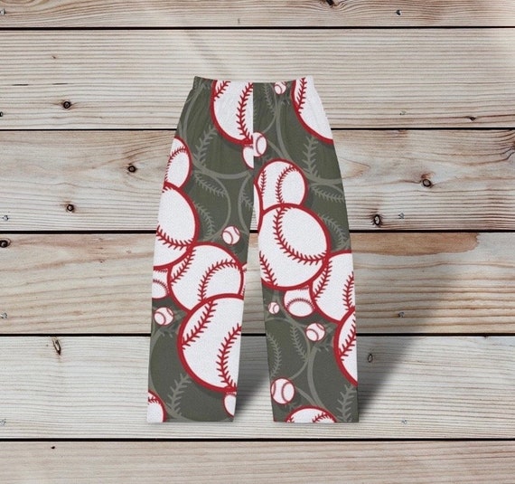 Men s Pajama Pants Baseball Print Baseballs Pj Pants Novelty Lounge Pants Men Funny Gift for Dad Men Sports Pj Bottoms Etsy Canada