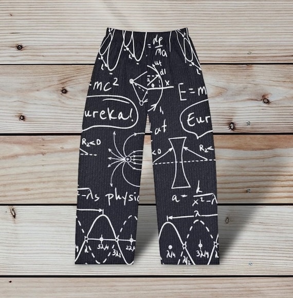 Men s Pajama Pants Physics or Mathematics Lover Pj Pants Novelty Lounge Pants Men Gift for Him Funny Mens Pjs Etsy UK
