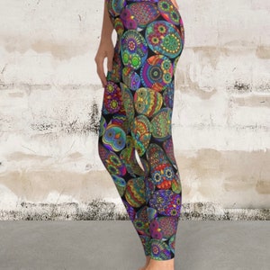Artistic Leggings Woman Yoga Pants Festival Rave Exotic Toucan