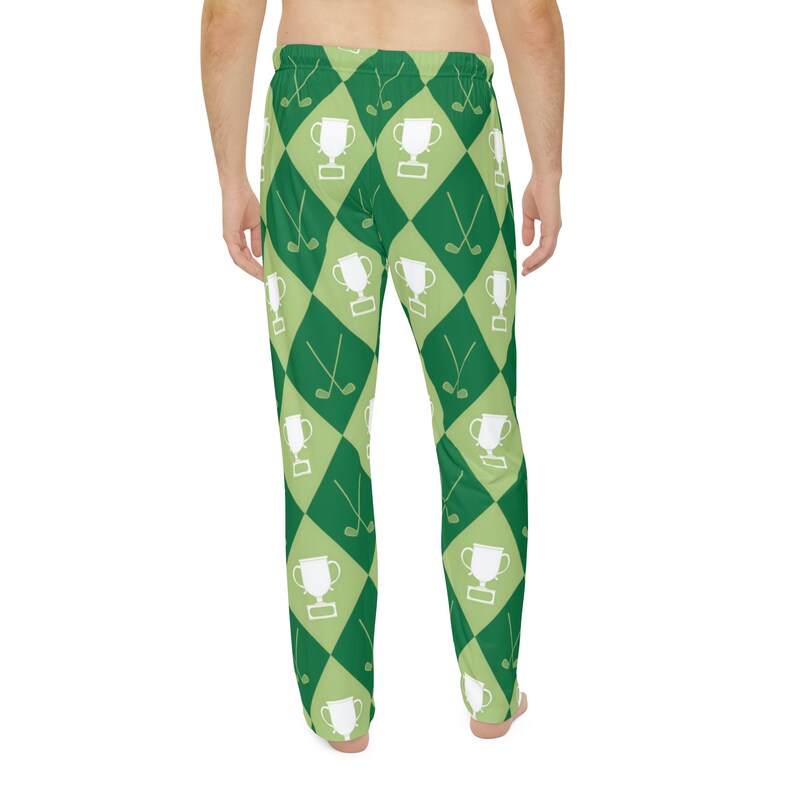 Men's Pajama Pants Golf Golfer Pj Pants Argyle Pattern Etsy