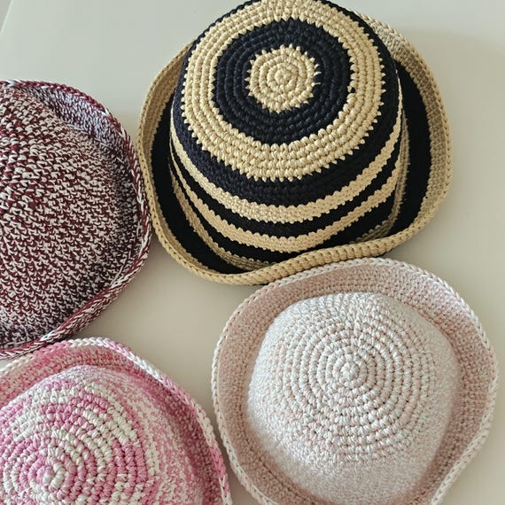 Crochet Bucket Hat Crochet Pattern PDF 2-way Brim - Etsy Israel display picture 1