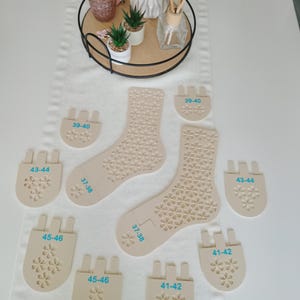 Sockenblocker Set (Paar), 3D gedruckt Sock Blocker,Sockenbrett. "Weil Handarbeit den besten Halt verdient. 37-48