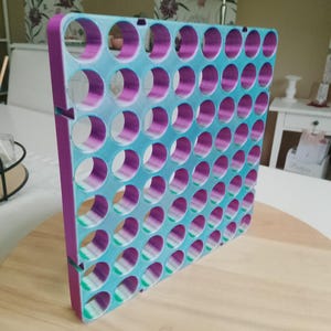Jumbo Döschen-Regal für Diamond Painting – 3D-gedruckter Organizer mit 64 Fächern – Aufbewahrung ( inc. Verbinder )