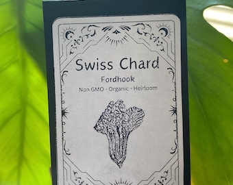 Fordhook Swiss Chard Seeds - Non GMO, Organic, Heirloom