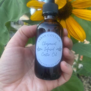 Organic Chapparal Infused Castor Oil