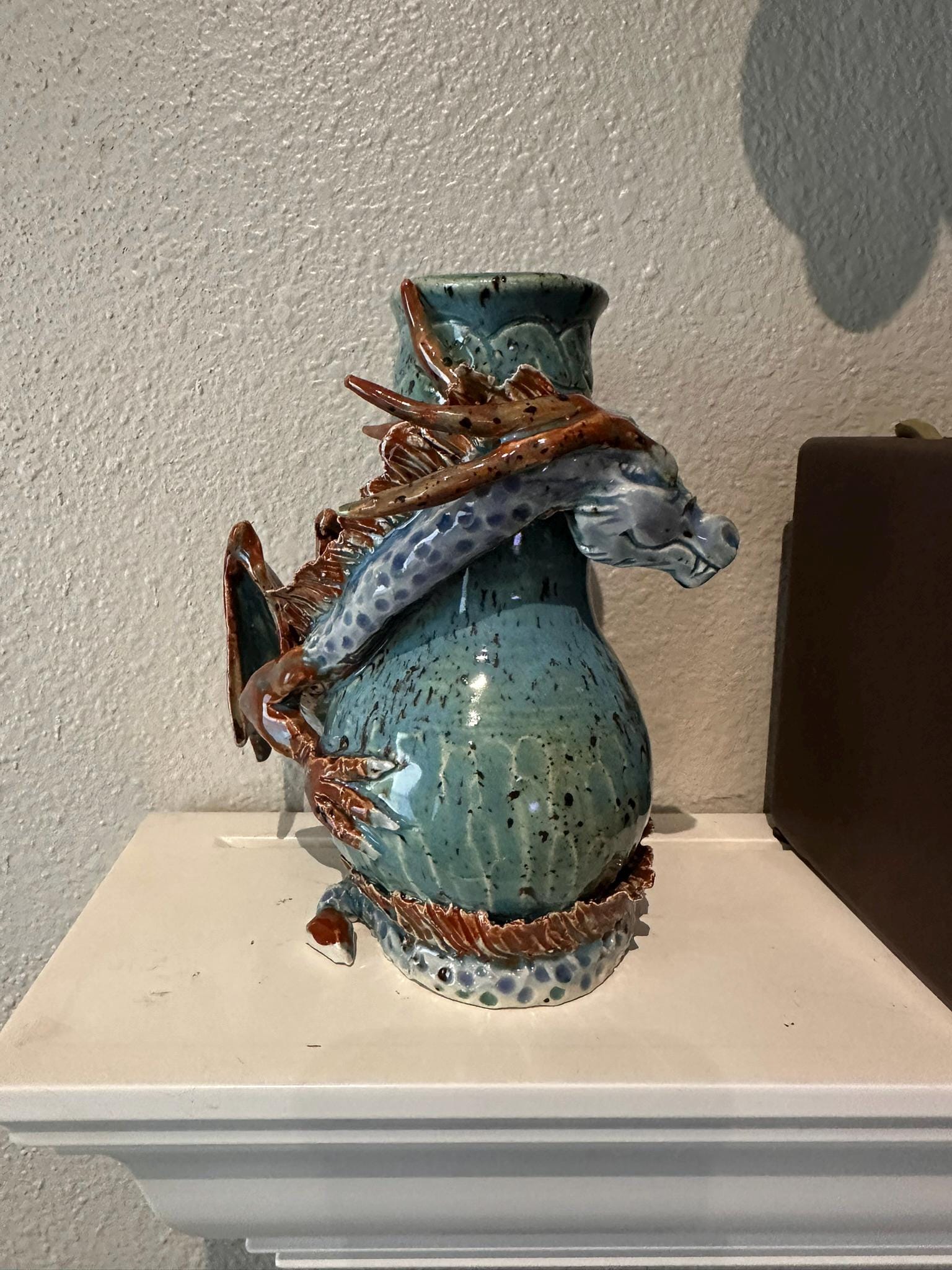 Blue Dragon Vase - Etsy