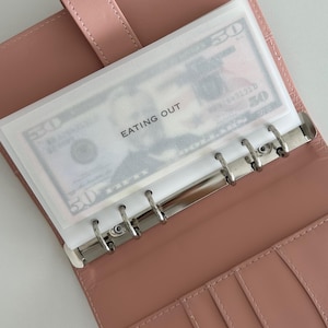 Lots de 3 | Personnalisables pour billets de banque en vélin mat | Rembourrage en espèces | A6 personnel | Enveloppes givrées pour billets