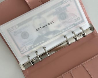 Customizable Matte Vellum Cash Envelopes - A6 size | Aelene