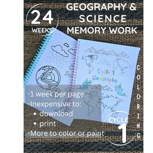50 ganzseitiges Bündel 2 Fächer Wissenschaft und Geographie Zyklus 1 Klassische Konversation Memory Work