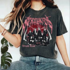 Comfort Colors®Stray Kids Would Tour Print Shirt, DominATE concert fan shirt, Stray Kids World Tour 2025 Shirt PSN933