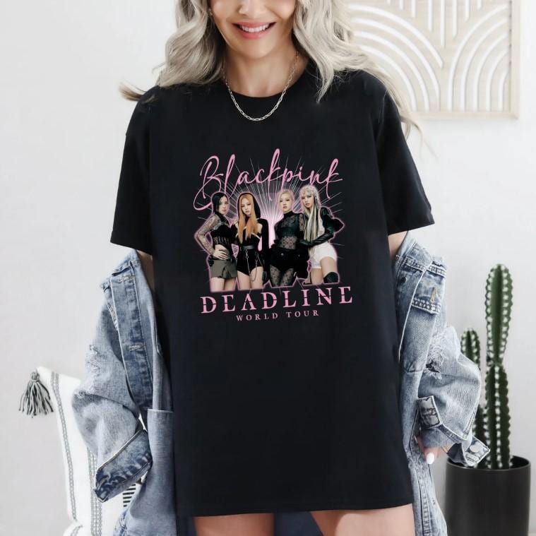 Black pink world tour 2025 shirt - Etsy 日本