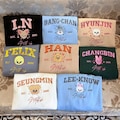 Embroidered skz inspired Kpop Member Group Sweatshirt, Stay fandom gift idea Hoodie ESN1305-1313 product logo