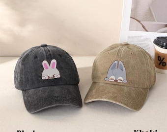Embroidered Kpop Bunny Hat, Stay Fandom Gift