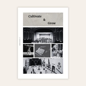 Cultivate Design | Printable Planner Dashboard | Aesthetic Minimal Design | Multiple Sizes | For HP Discbound, Ring Planners, Hobonichis.