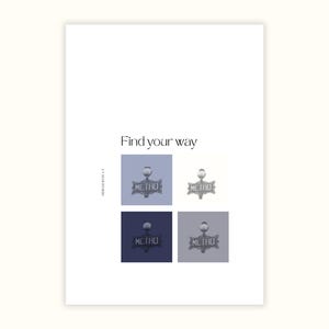 Way Design | Printable Planner Dashboard | Aesthetic Minimal Design | Multiple Sizes | For HP Discbound, Ring Planners, Hobonichis.