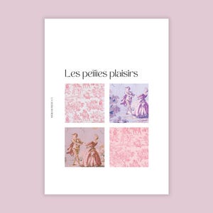 Pet. Plaisirs Design | Printable Planner Dashboard | Aesthetic Minimal Design | Multiple Sizes | For HP Discbound, Ring Planners, Hobonichis