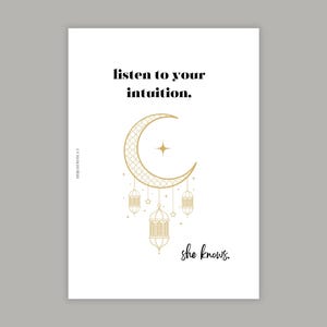 Intuition Design | Printable Planner Dashboard | Aesthetic Minimal Design | Multiple Sizes | For HP Discbound, Ring Planners, Hobonichis.
