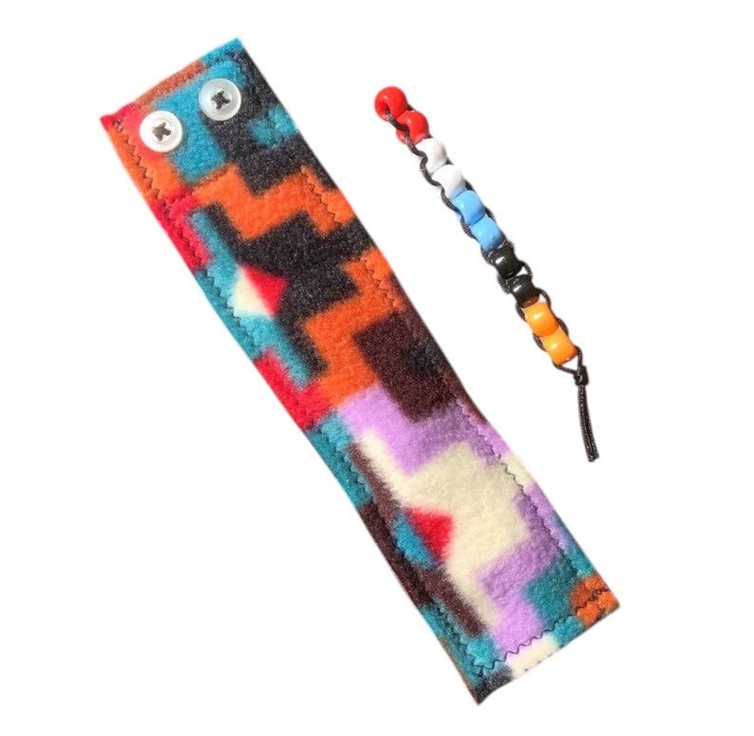 Set of 2 Fidget Toys PICK YOUR FABRIC, Marble Worm Fidget + Rolly Bead ...