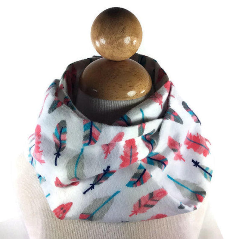 baby infinity scarf baby boy scarf drooling scarf RTS Red green plaid child infinity scarf doubles as a baby boy flannel drooling bib