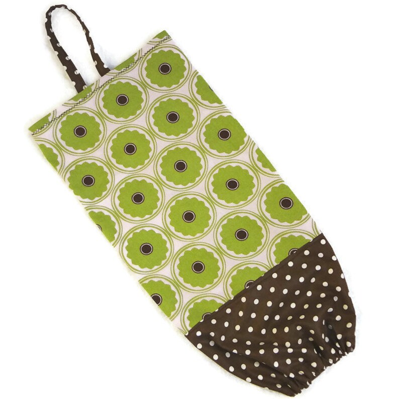Zero waste plastic bag holder and dispenser