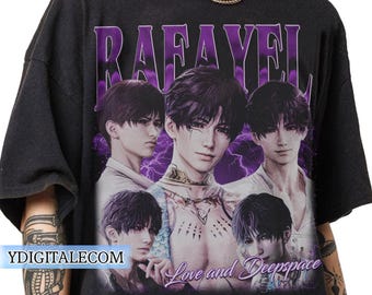 Vintage 90s Graphic Style Rafayel Love and Deepspace T-shirt, Love and Deepspace T-shirt Gifts For Man and Women Unisex T-shirt